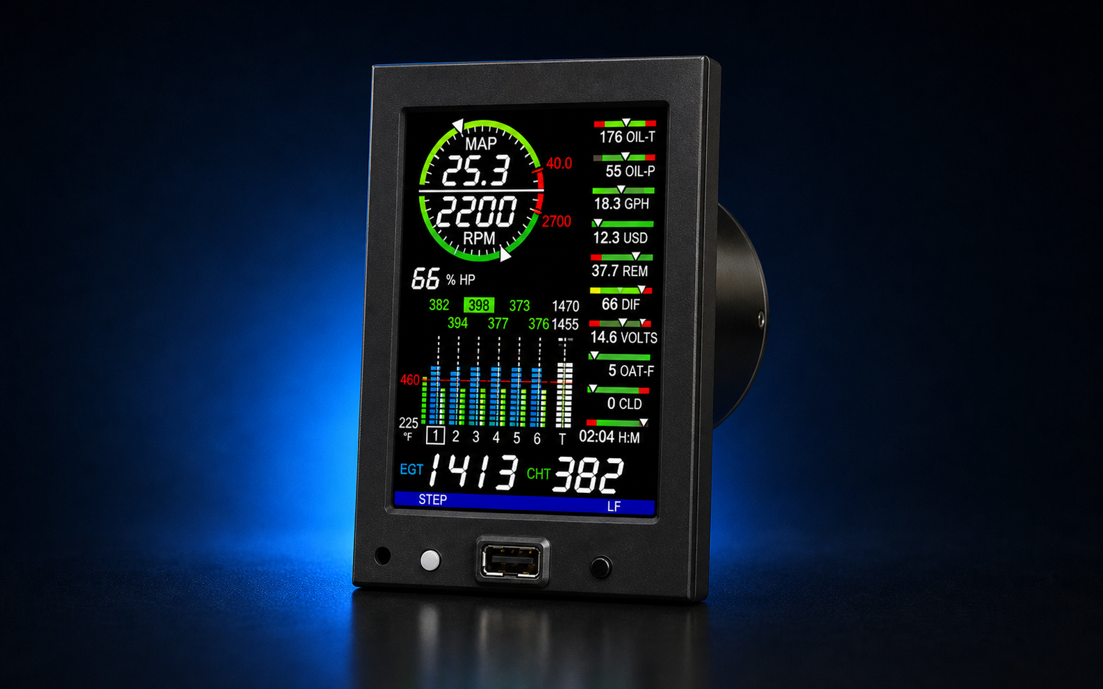 JPI EDM-style engine monitor